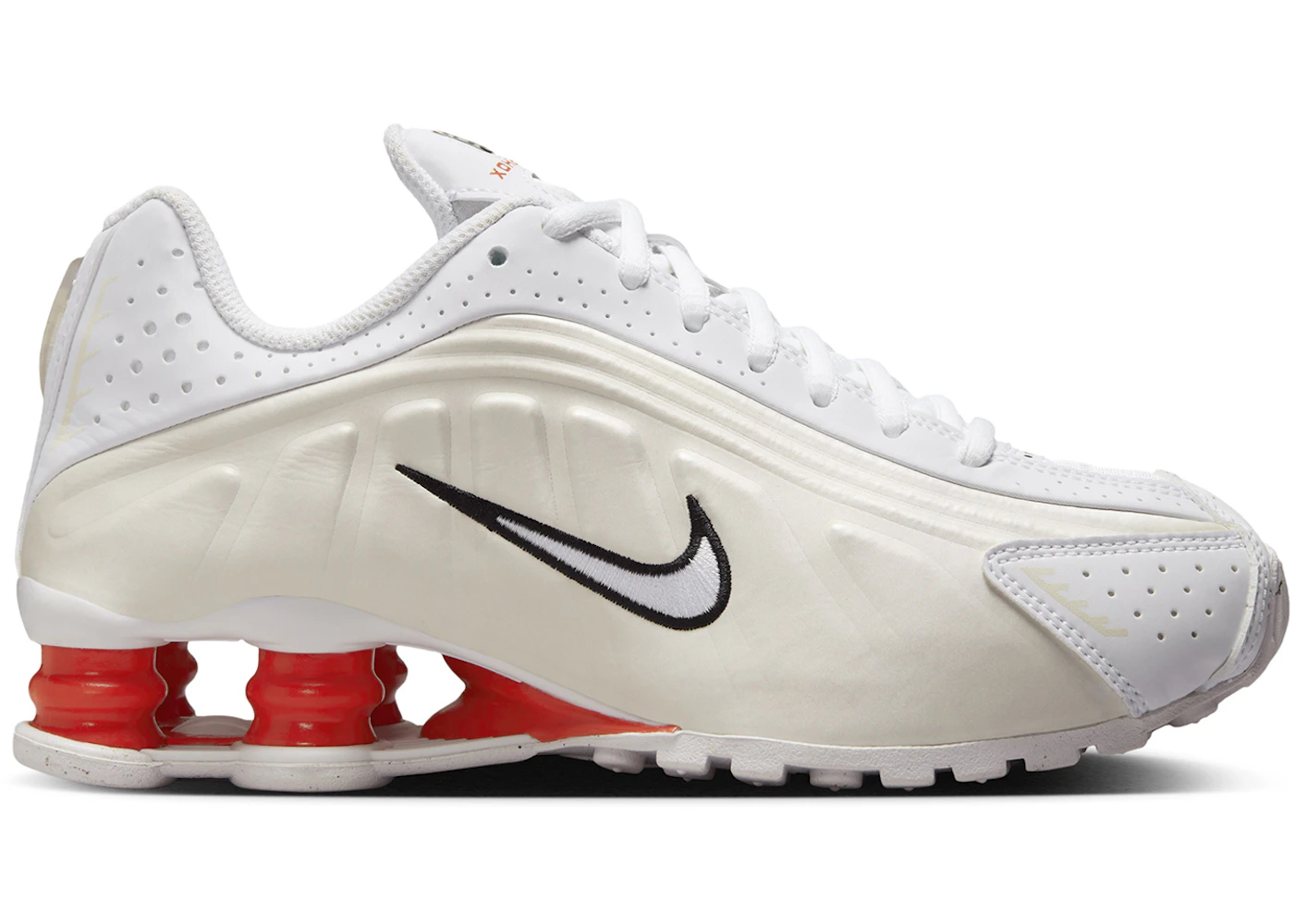 Nike Shox R4 White Phantom Picante Red (GS) - CW2626-102 - US
