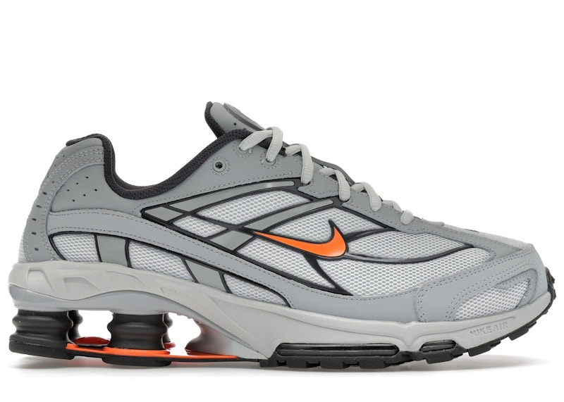 Nike Shox Ride 2 Light Smoke Grey Total Orange