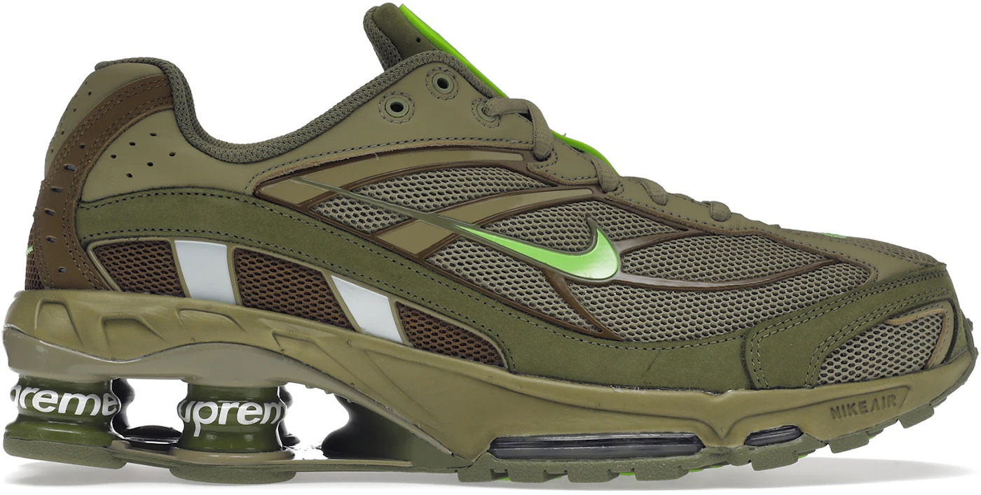 Nike Shox Ride 2 x Supreme Neutral Olive 2022 for Sale
