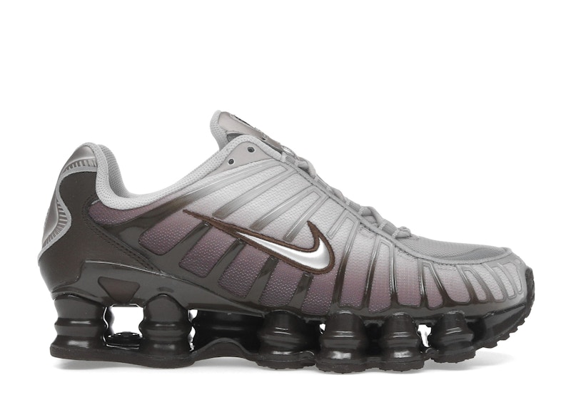 NIKE ☆ Shox TL Women’s ‘Brown Violet’ Nike Shox TL Baroque Brown Platinum Violet Metallic Silver
