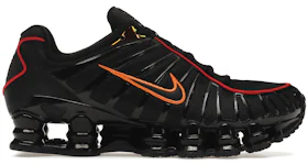 Orange and black nike shox Clearance