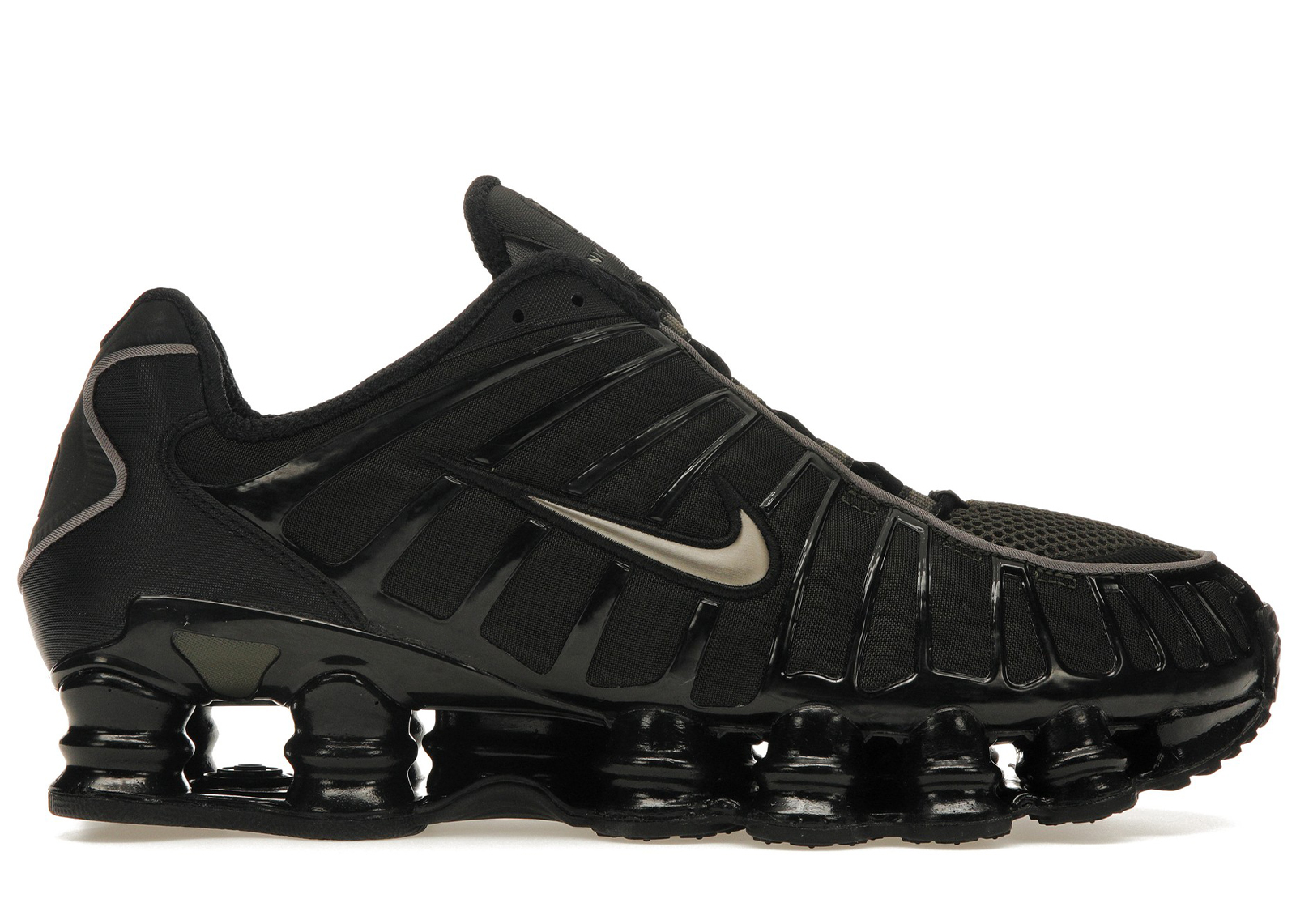 Nike Shox TL Black Metallic Pewter Cargo Khaki Men's - CW2370-001 - US