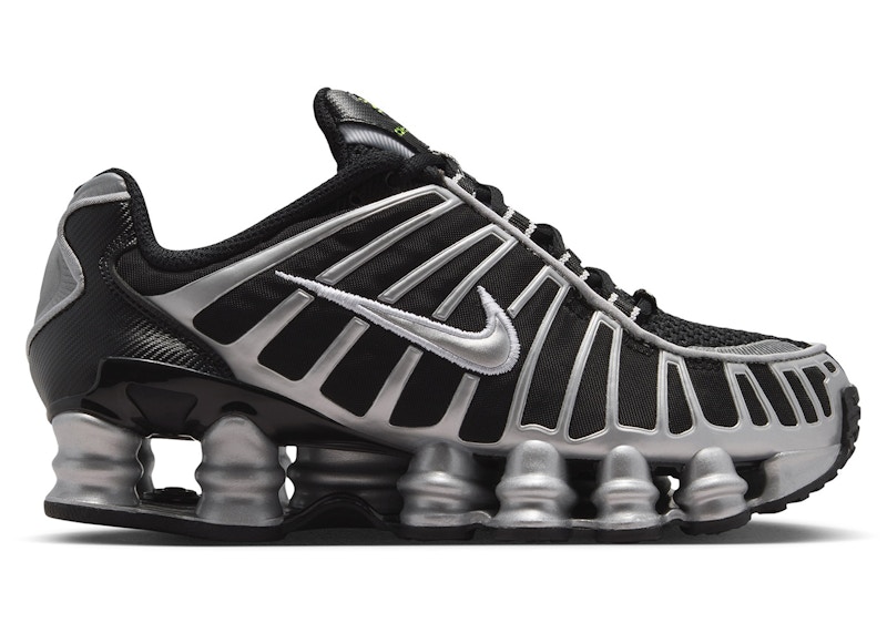 Nike Shox TL Black Volt Metallic Silver (GS) - IQ0314-010 - US