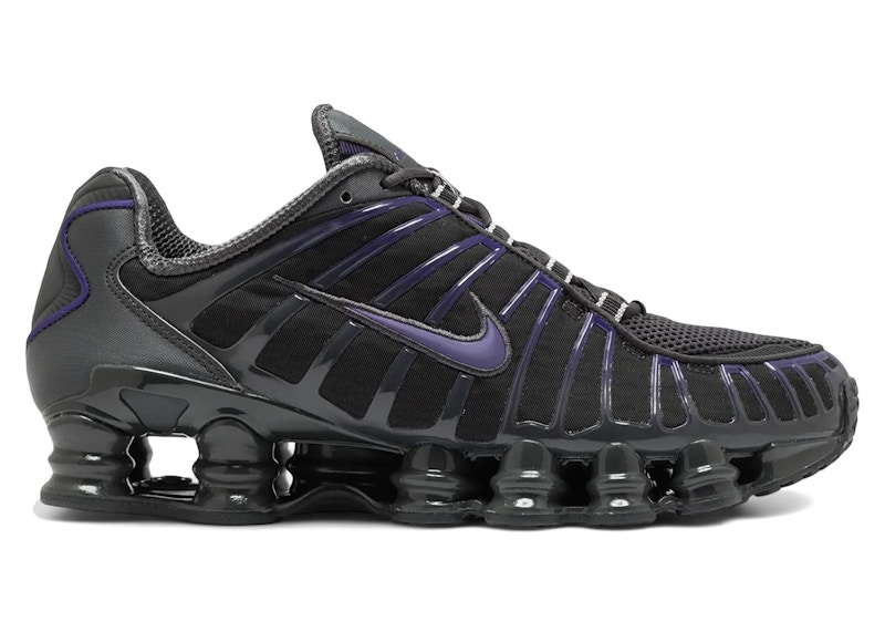 翔aaa PURPLE BLAND 29 黒 Nike Shox TL Dark Smoke Grey Court Purple Men's - AV3595-014 - GB