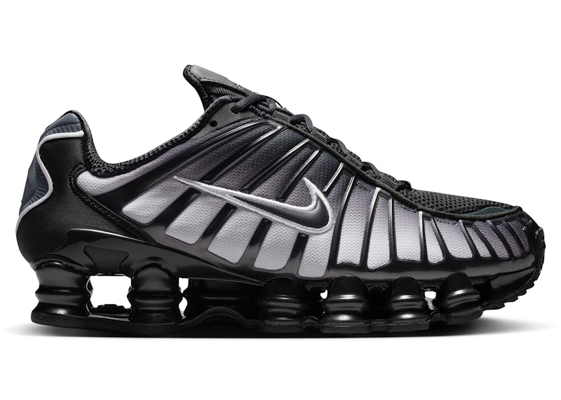 Pre-owned Nike Shox Tl Fade (women's) Sneakers In Off Noir/black/white In Multi