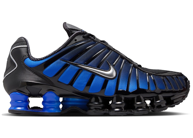 Men's Nike Shox TL Sneakers in Game Royal/Black/Metallic Silver