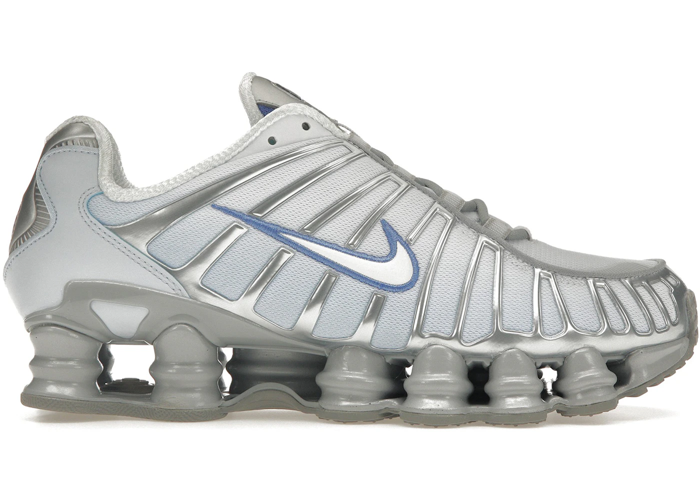 Nike Shox TL Metallic Platinum Blue Tint (Women's) - FQ2775-001 - US