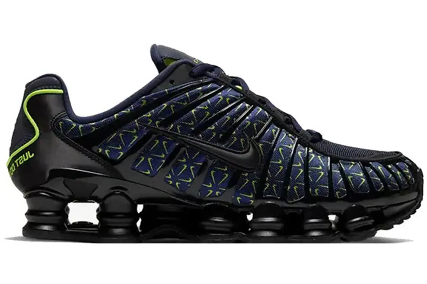 Nike Shox TL Mini Swoosh Obsidian Black Volt Kids' - CT5527-400 - US