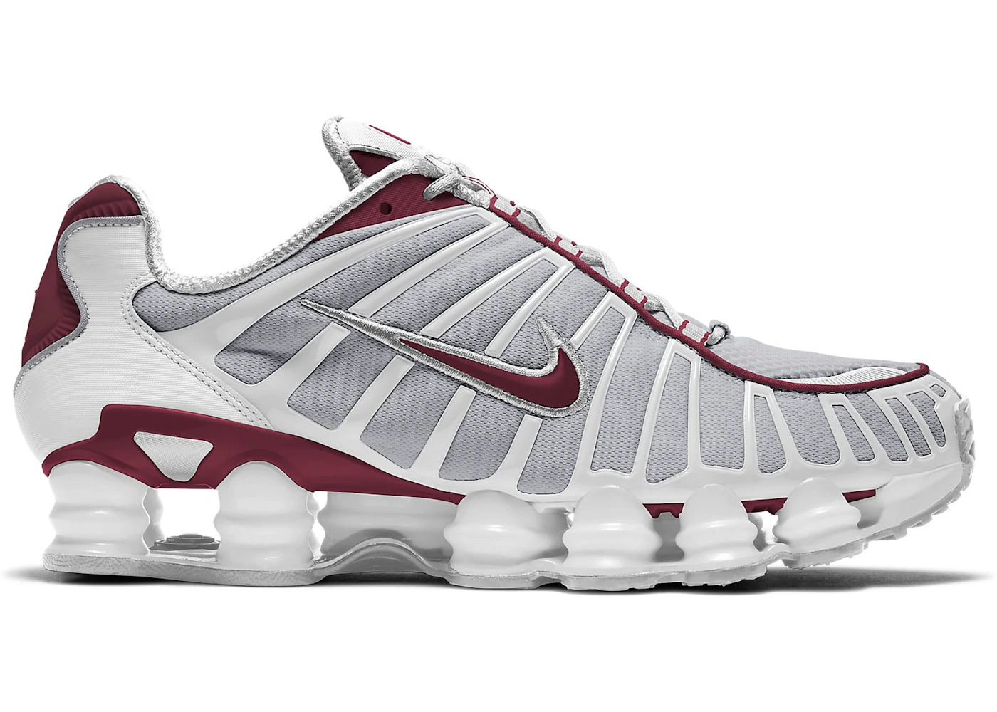 Nike Shox TL Neutral Grey Team Red