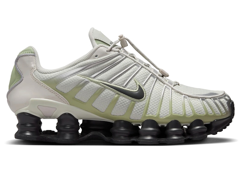 2025年のクリスマスの特別な衣装 Nike Shox TL Olive Aura (Women's) - FV0939-002 - JP 靴
