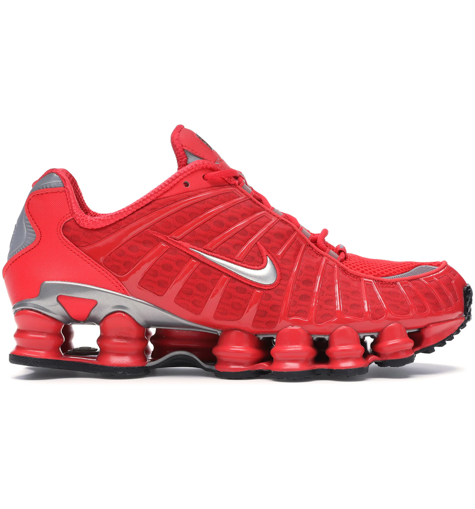 Red nike shox deliver Clearance