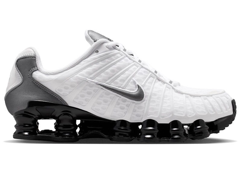 Nike Shox TL White Black Metallic Cool Grey