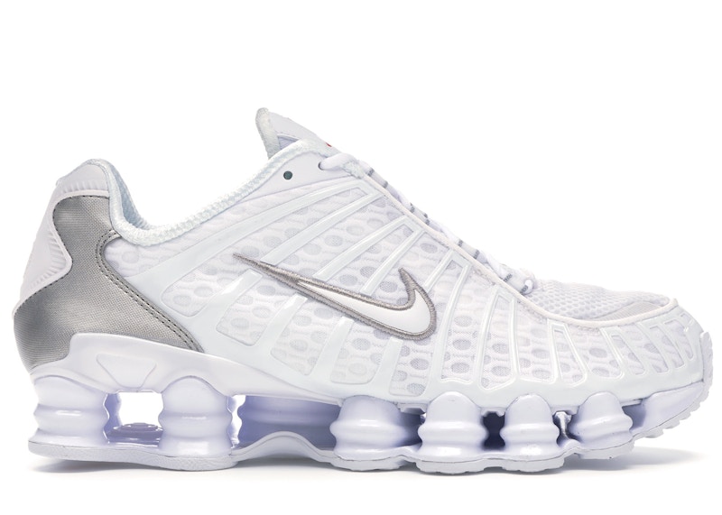 Nike Shox TL White Metallic Silver Men's - AV3595-100 - US