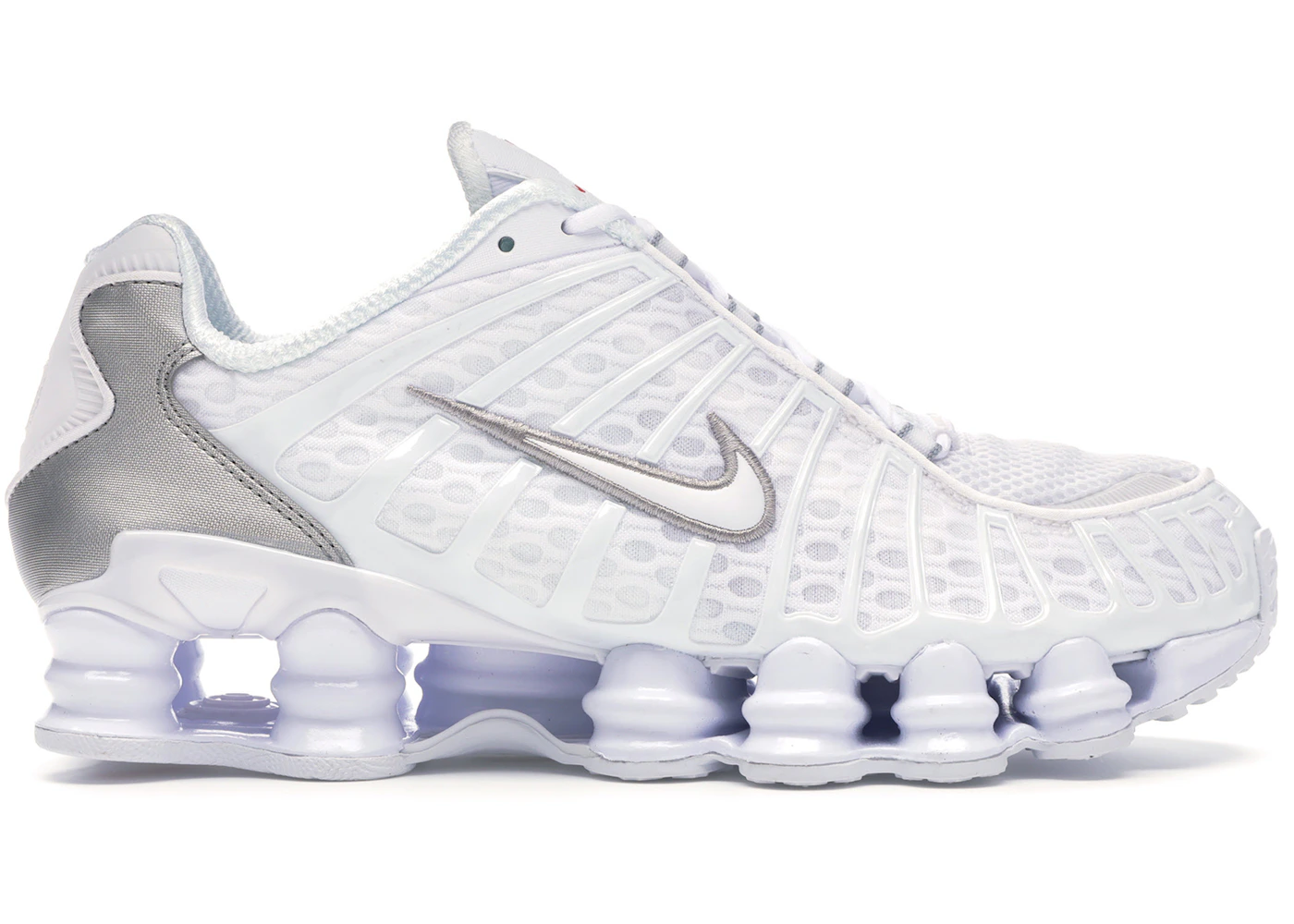 Nike Shox TL White Metallic Silver