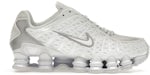 Nike Shox TL biano argento metallizzato arancione (donna)