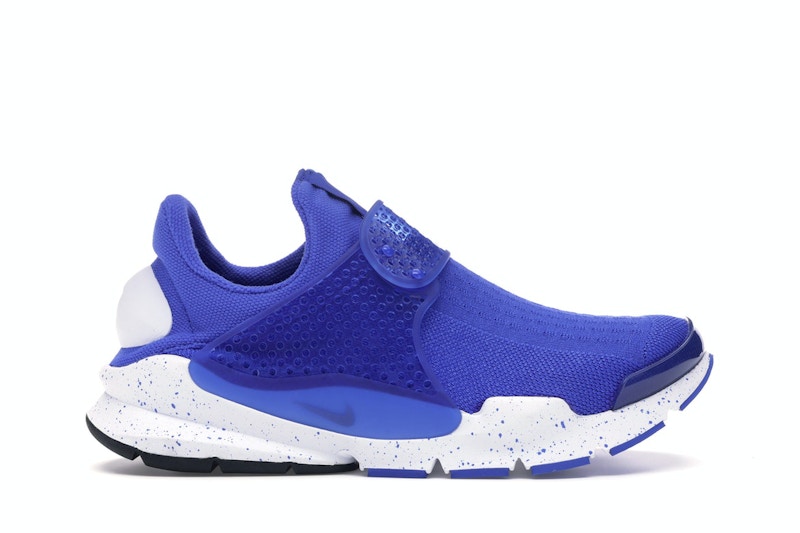 Pre-owned Nike Men's  Sock Dart Sneakers In Racer Blue/white