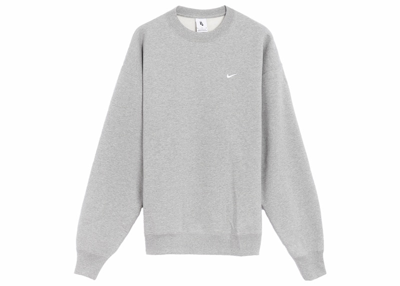 Fear of god x nike shop nrg ti crewneck dark grey heather