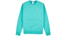 Nike Solo Swoosh Fleece Crewneck Mystic Green/White