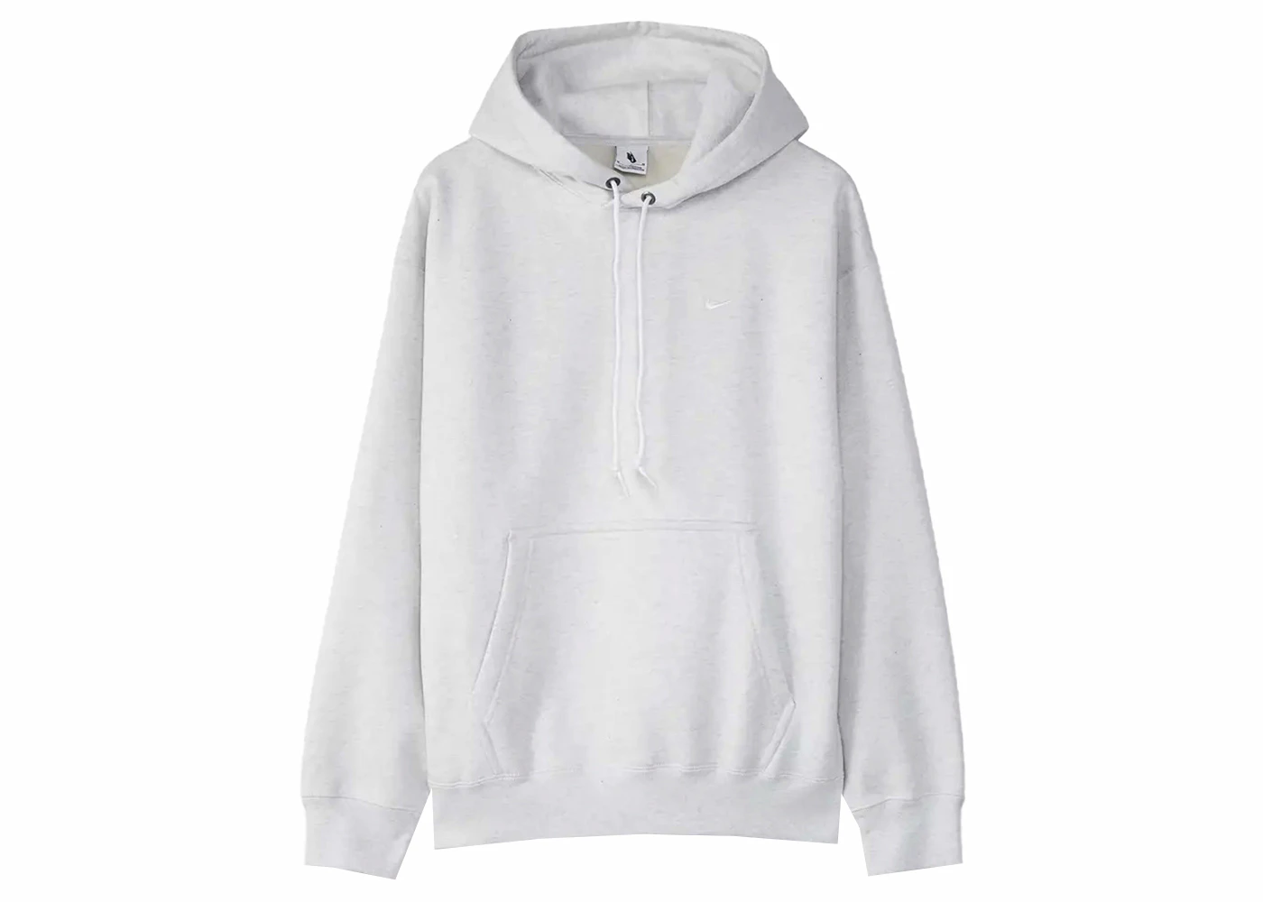 Nike Solo Swoosh Fleece Hoodie Birch Heather Men's FW23 US