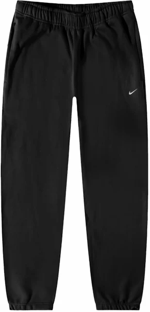 Nike Solo Swoosh Fleece Pants Black/White