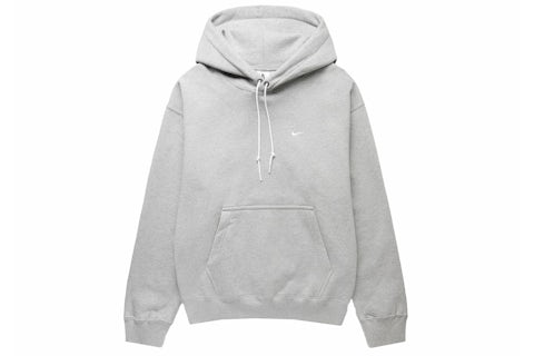 Nike Solo Sweat à capuche en molleton Swoosh gris foncé chiné