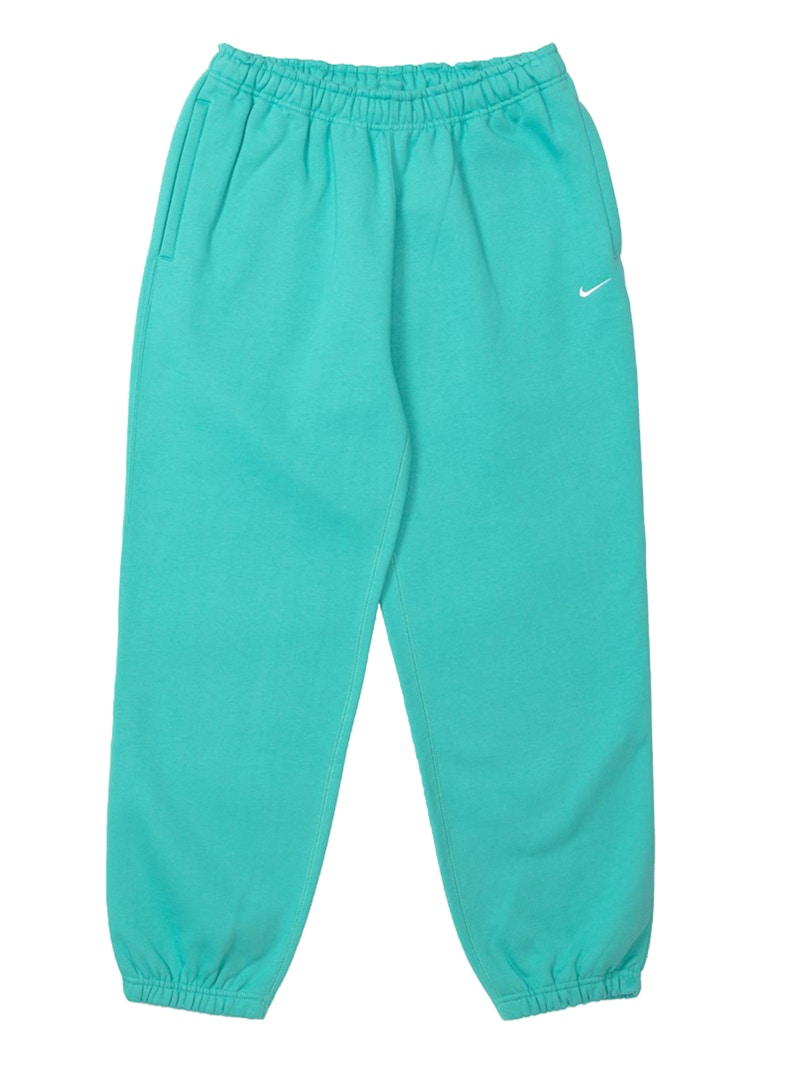 Nike Solo Swoosh Fleece Trousers Washed Teal/White Men's - SS22 - US