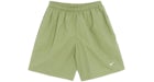 Nike Solo Swoosh Woven Shorts Oil Green/White