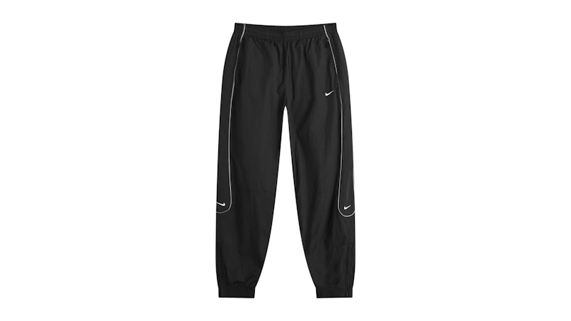 Nike Solo Swoosh Woven Track Pant Black/White Men's - FW24 - US