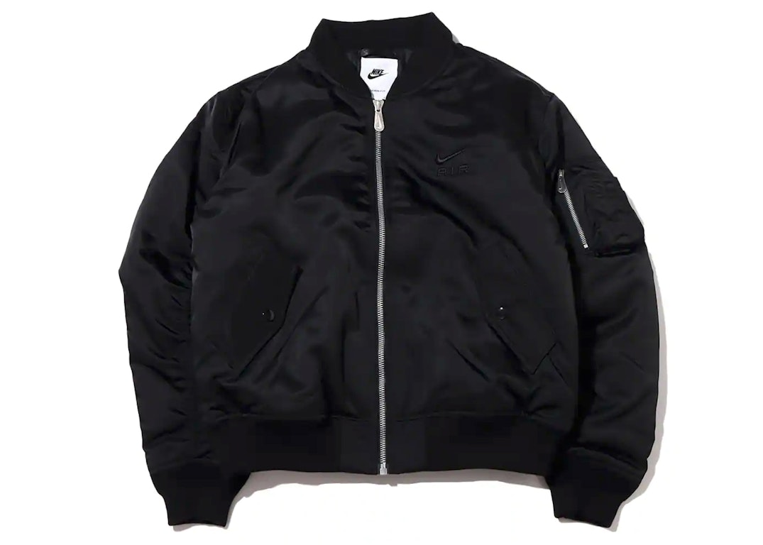 Pre-owned Nike Sportswear Air Bomber Jacket (asia Sizing) Black