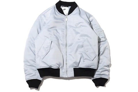 Nike Sportswear Air Bomber Jacket (Asia Sizing) Wolf Grey Men's