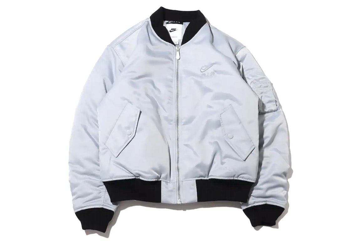 Pre-owned Nike Sportswear Air Bomber Jacket (asia Sizing) Wolf Grey