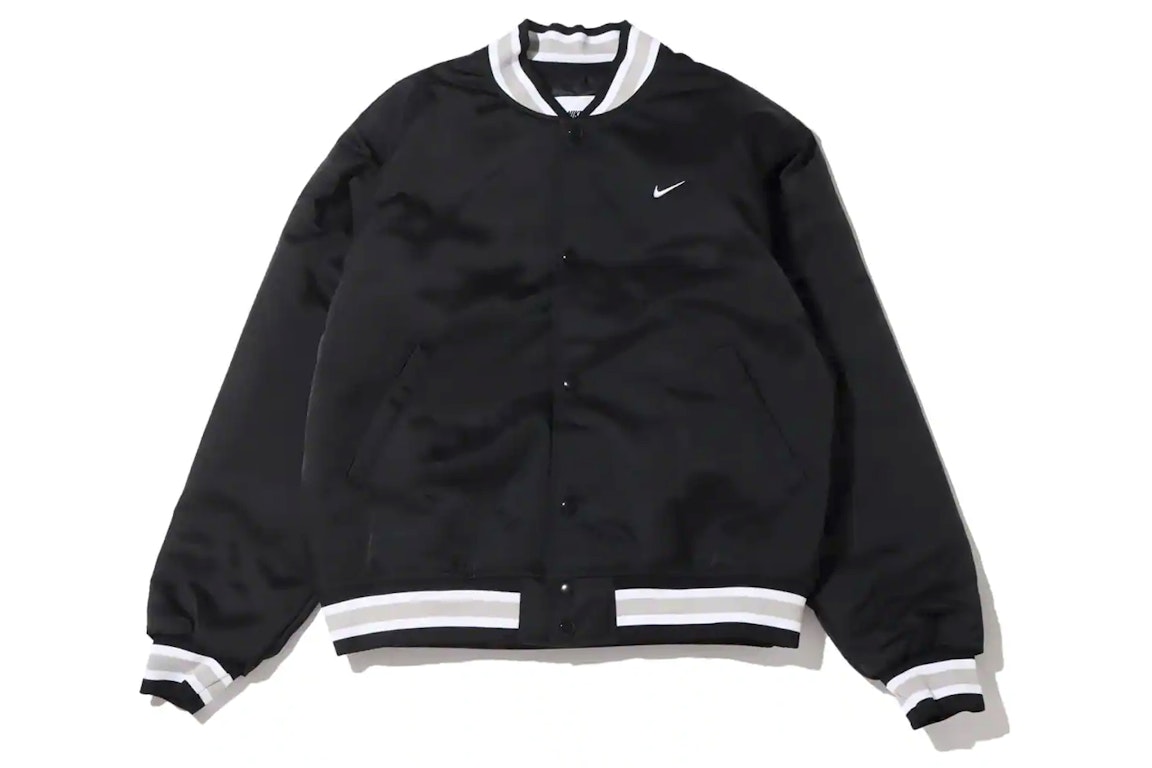 Pre-owned Nike Sportswear Authentics Dugout Jacket (asia Sizing) Black/white