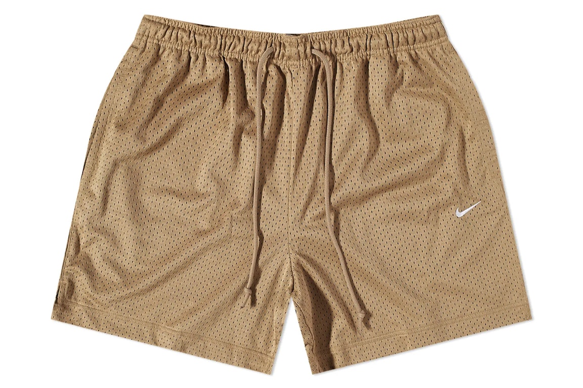Pre-owned Nike Sportswear Authentics Mesh Shorts Brown