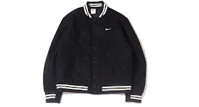 Nike Sportswear Authentics Varsity Jacket (Asia Sizing) Black/White