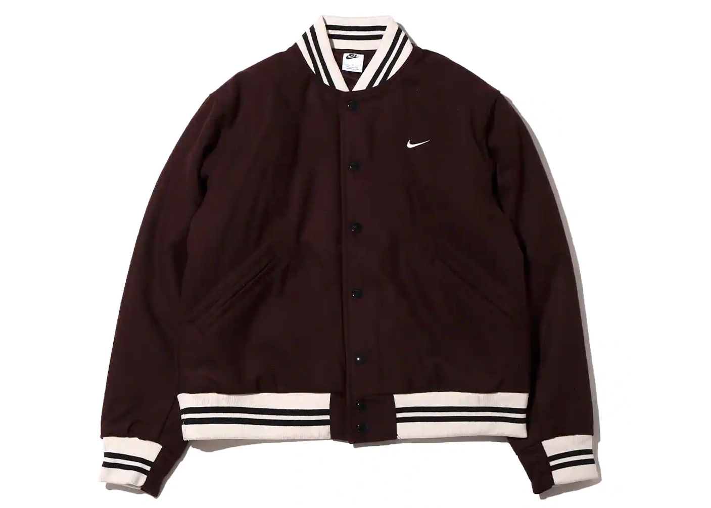 Nike Sportswear Authentics Varsity Jacket (Asia Sizing) Brown