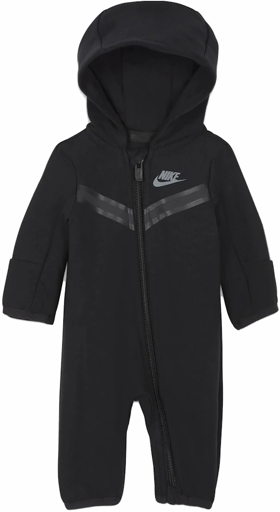 Leonardoda Publicatie George Eliot Nike Sportswear Baby Tech Fleece Full-Zip Coverall Black - FW22 Infant - US