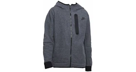 Nike Sportswear Big Kids' Tech Fleece Winterized Full-Zip Hoodie Black/Black