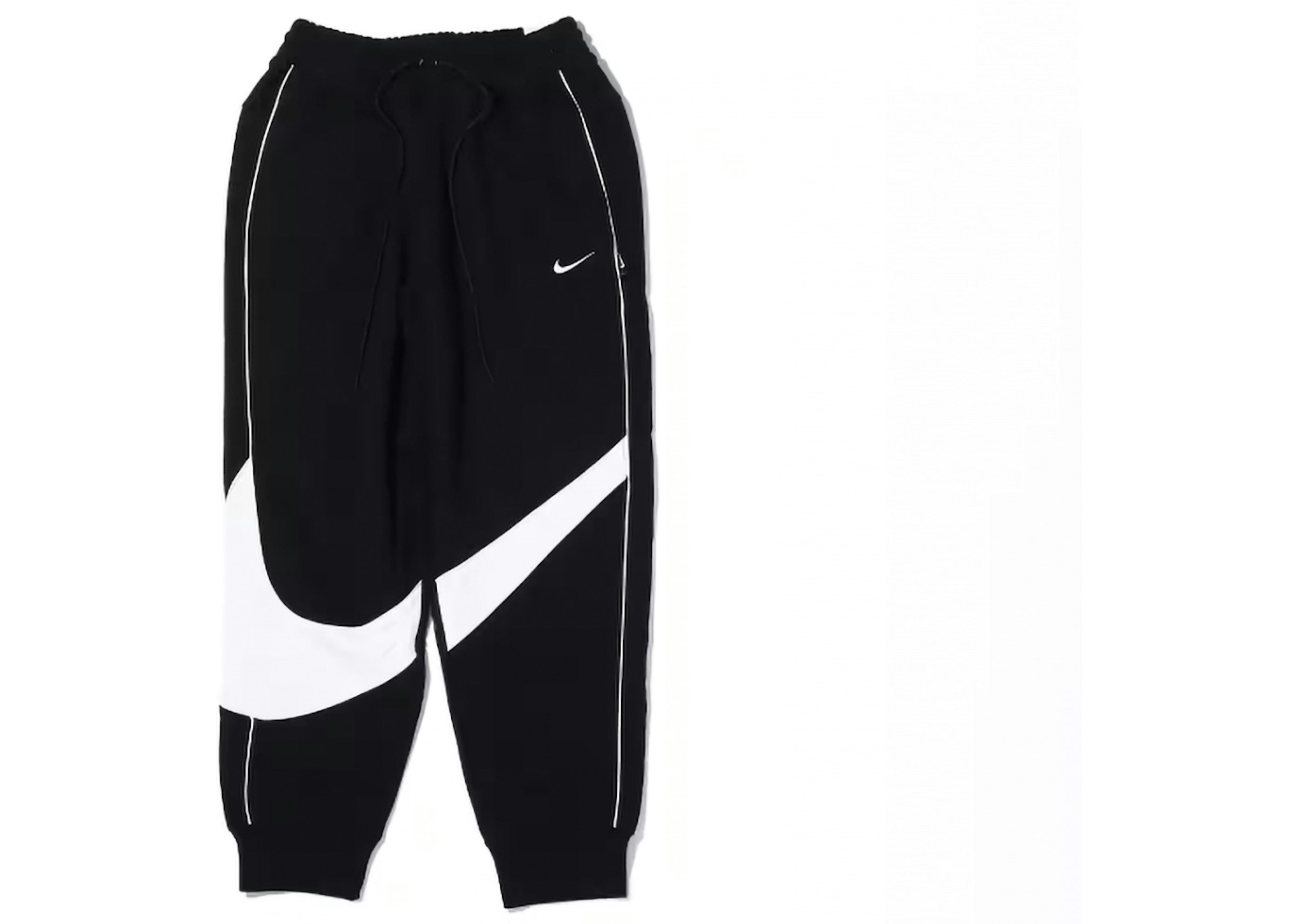 evaporación creativo Disciplinario Nike Sportswear Big Swoosh Fleece Pants (Asia Sizing) Black/White - SS23  Men's - US