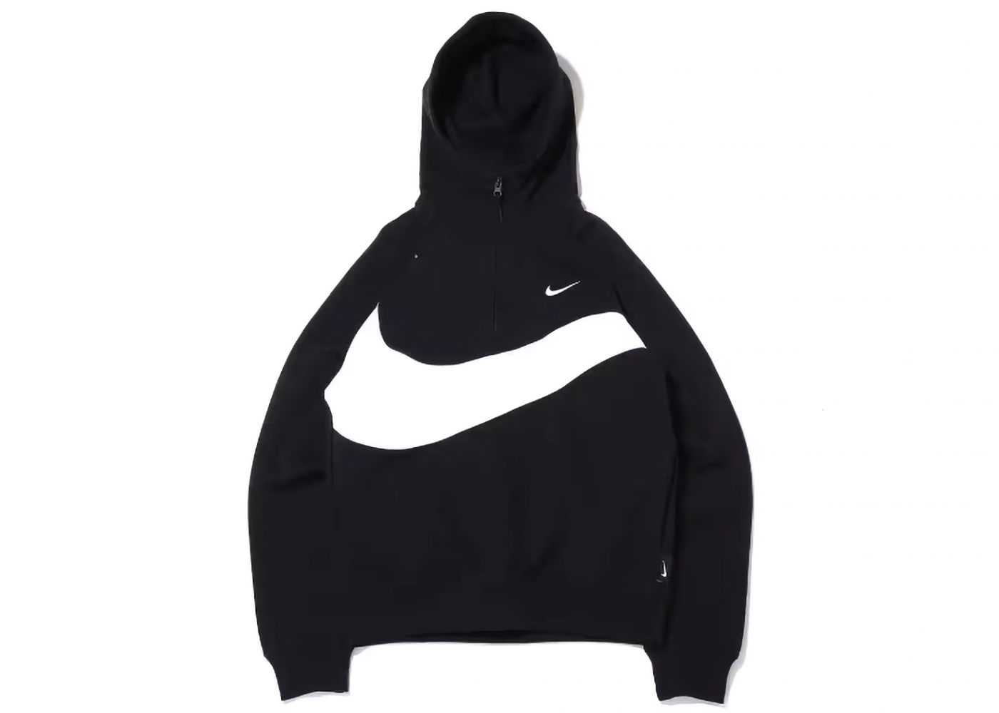 Nike Mens Medium Large Sportswear Tech Fleece Huge Big Swoosh Hoodie  Sweatshirt 