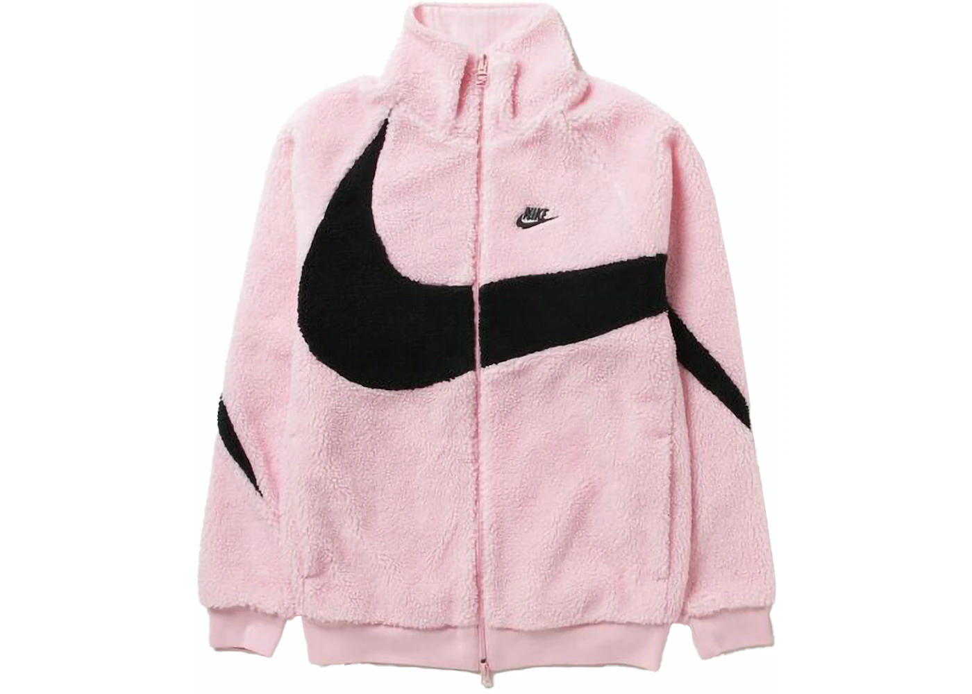 Nike Sportswear Big Swoosh Reversible Boa Jacket (Asia Sizing) Soft ...