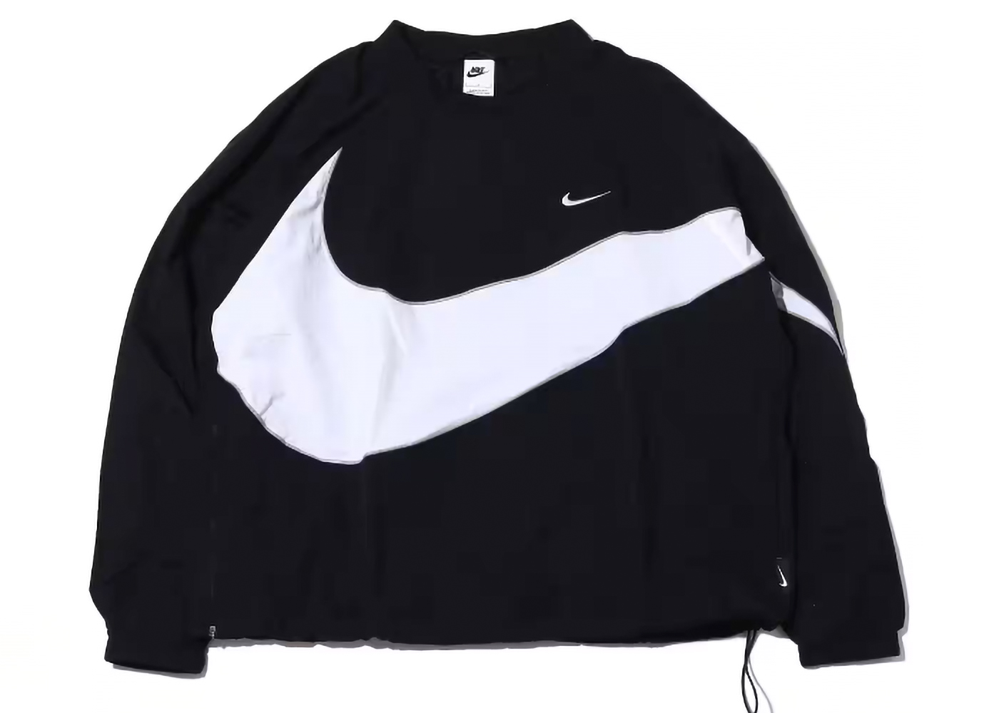 Nike Sportswear Big Swoosh Woven Jacket (Asia Sizing) Black/White
