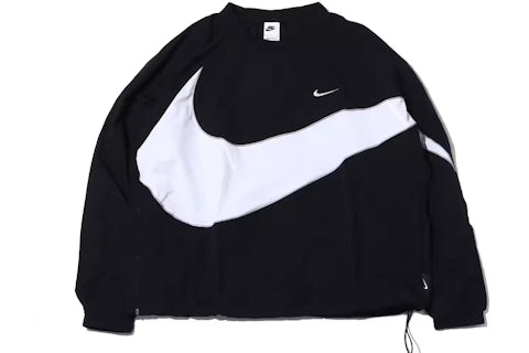 Nike Sportswear Big Swoosh Woven Jacket (Asia Sizing) Black/White