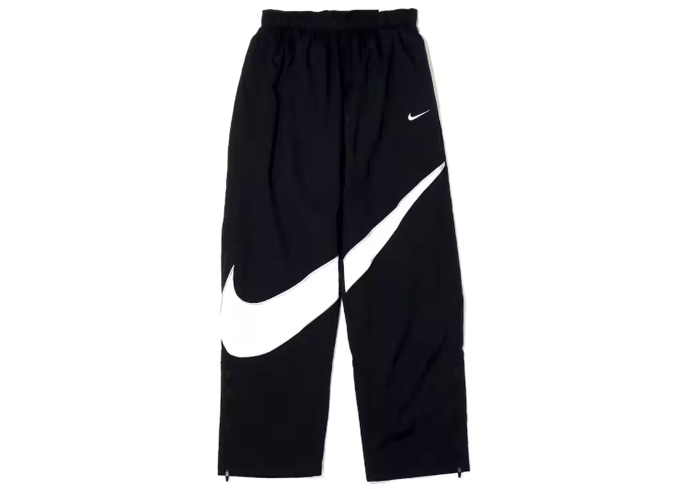 Nike Sportswear Big Swoosh Woven Pants (Asia Sizing) Black/White ...