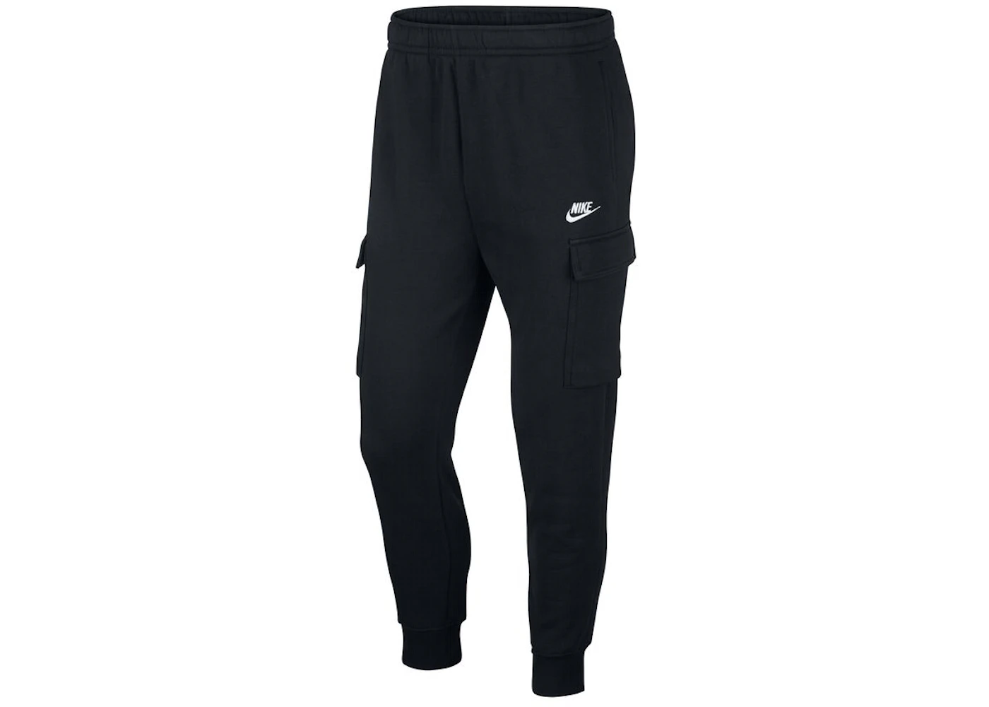 Nike Sportswear Club Fleece Cargo Pants Black/Black/White Uomo - IT