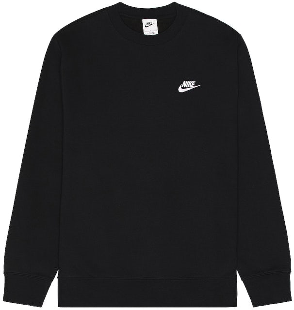 Nike Sportswear CLUB - Sweatshirt - black/white/noir 
