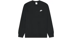 Nike Sportswear Club Fleece Crewneck Black/White