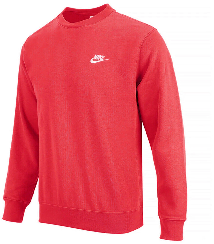 Nike Sportswear Club Fleece Crewneck University Red/White Men's - SS23 - US