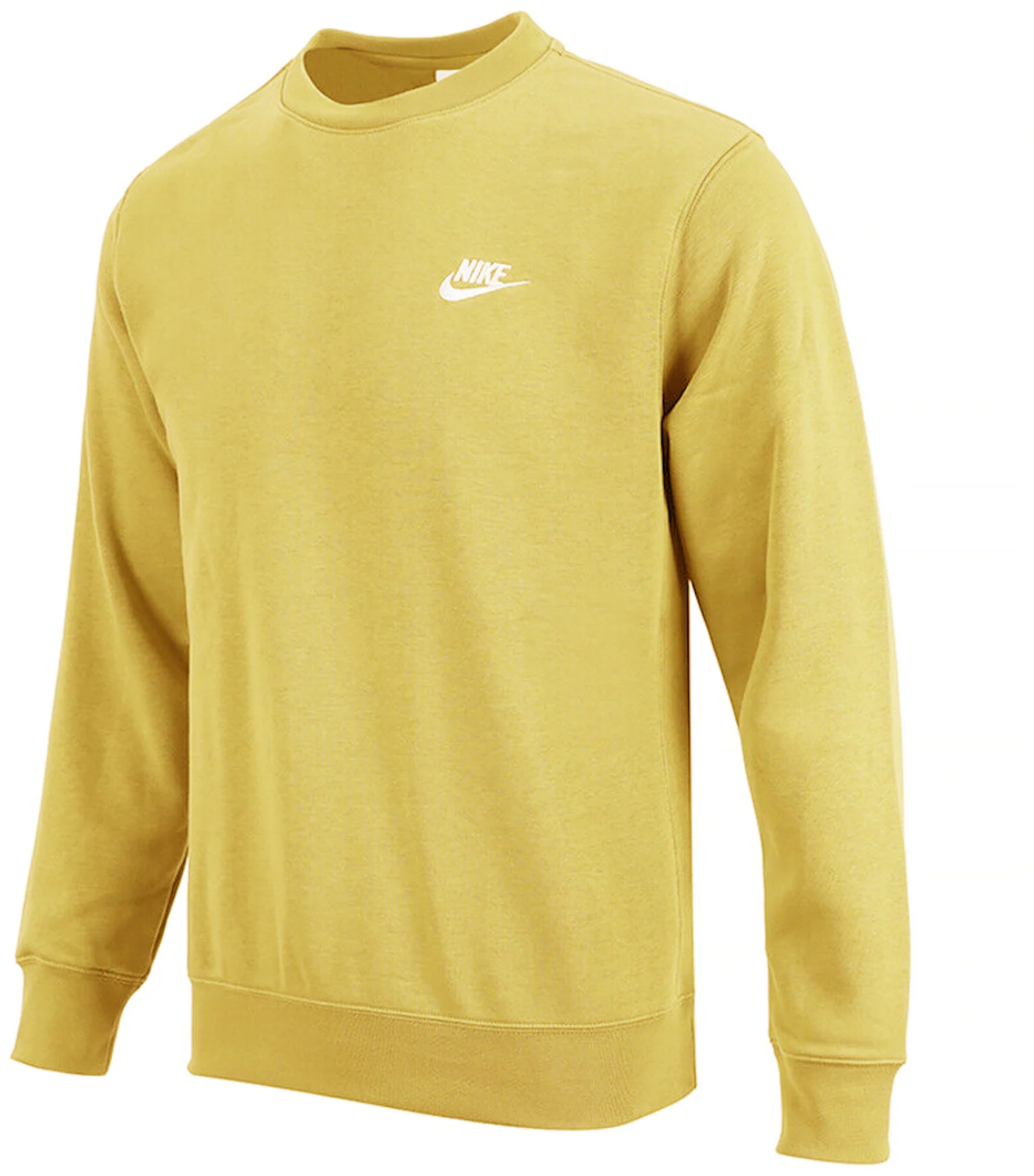 Nike Sportswear Club Fleece Crewneck Wheat/Gold Men's - SS23 - US