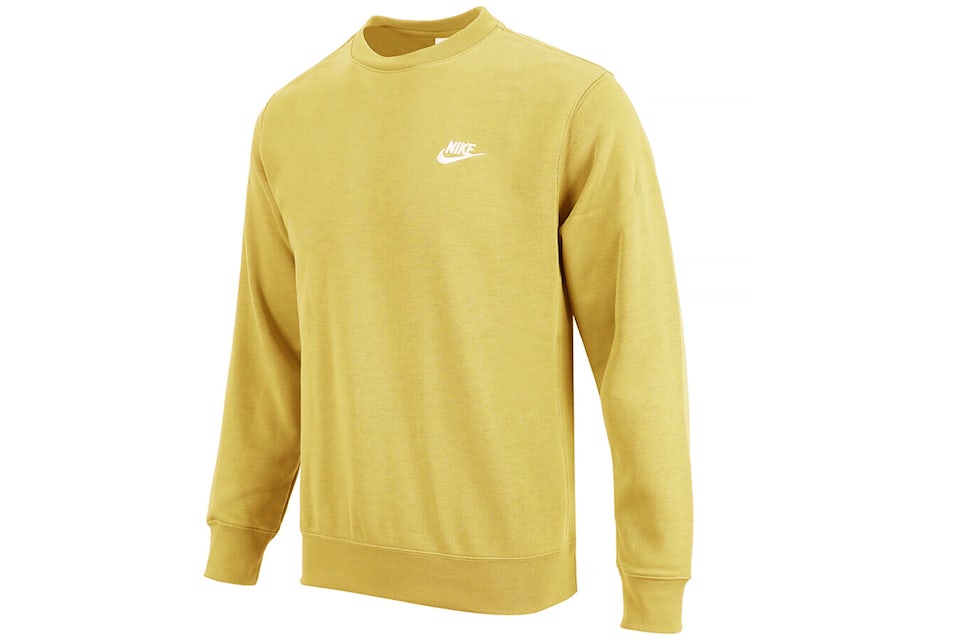Retro gold vintage nike crew fleece Clearance