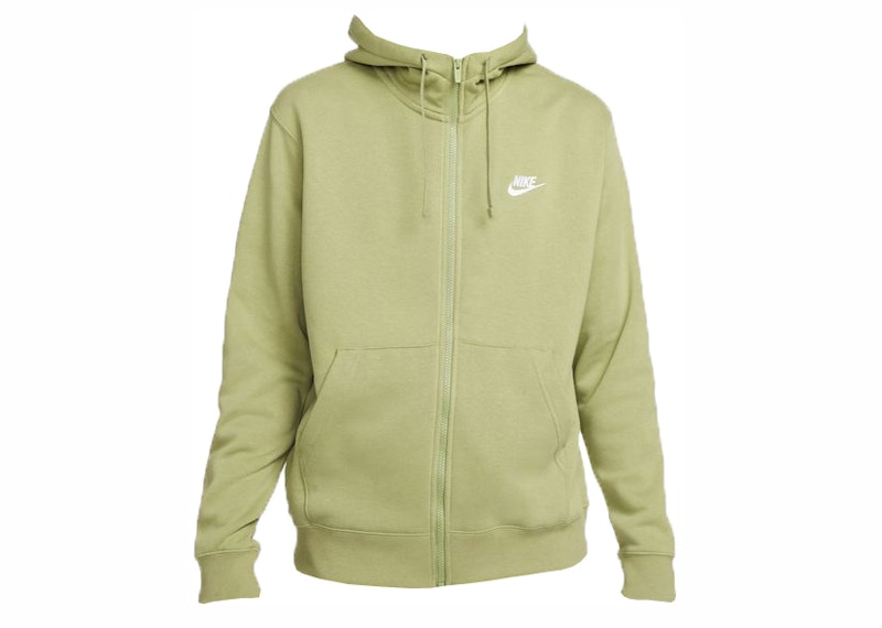 Nike Sportswear Club Fleece Full Zip Hoodie Alligator Alligator White